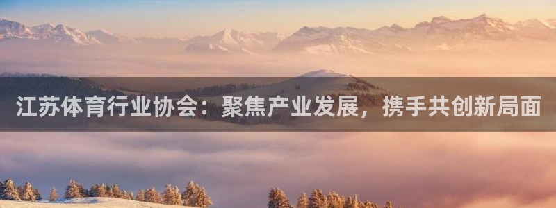 意昂4集团官网网址：江苏体育行业协会：聚焦产业发展，