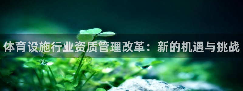 意昂4娱乐代理怎么样：体育设施行业资质管理改革：新的机遇与挑