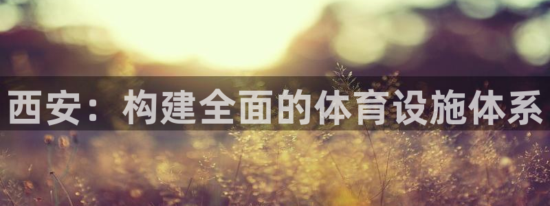 意昂4娱乐代理怎么样：西安：构建全面的体育设施体系